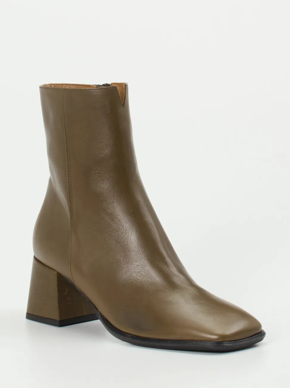 Maripé – Stiefelette aus Kalbleder olivbraun