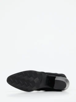 Maripé – Stiefelette aus Veloursleder Schwarz