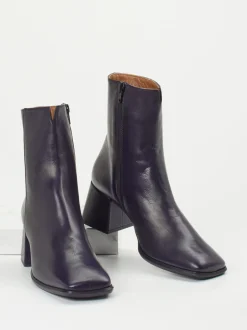 Maripé – Stiefeletten aus Kalbleder in Tiefviolett
