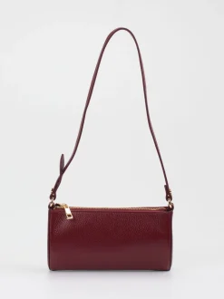 Marlon Firenze – Baguette-Bag aus Kalbleder weinrot