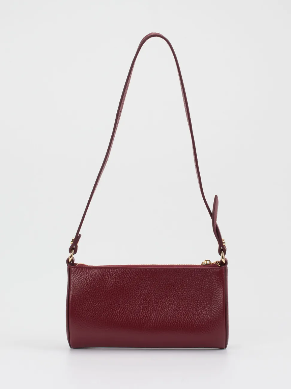 Marlon Firenze – Baguette-Bag aus Kalbleder weinrot