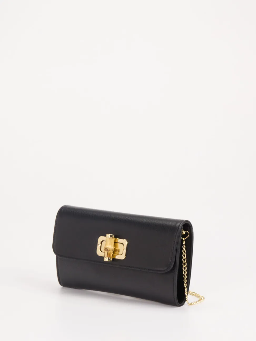 Marlon Firenze – Clutch aus Kalbleder mit Bambusverschluss