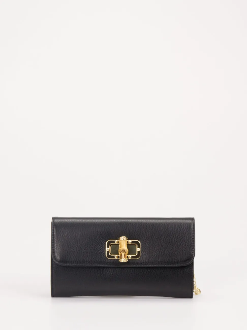 Marlon Firenze – Clutch aus Kalbleder mit Bambusverschluss