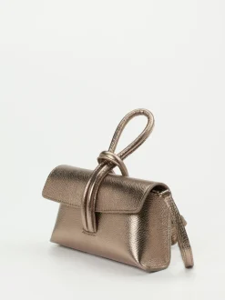 Marlon Firenze – Clutch aus Metallicleder bronze