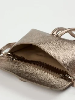 Marlon Firenze – Clutch aus Metallicleder bronze