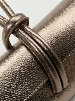Marlon Firenze – Clutch aus Metallicleder bronze