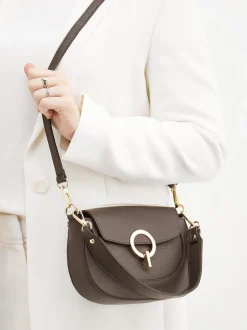 Marlon Firenze – Crossbody Bag aus Kalbleder braun