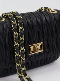 Marlon Firenze – Crossbody Bag aus Leder schwarz