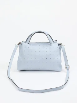 Marlon Firenze – Handtasche aus Kalbleder hellblau