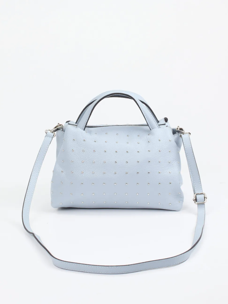 Marlon Firenze – Handtasche aus Kalbleder hellblau