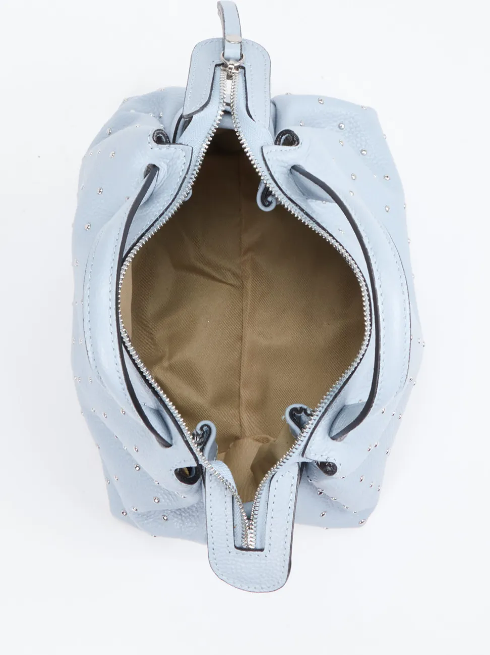 Marlon Firenze – Handtasche aus Kalbleder hellblau