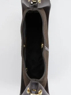 Marlon Firenze – Hobo Bag aus Kalbleder Dunkelbraun