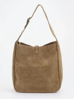 Marlon Firenze – Hobo Bag aus Kalbleder in Taupe