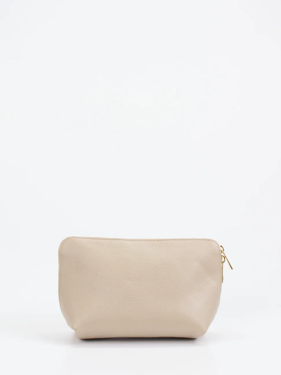 Marlon Firenze – Kosmetiktasche aus Kalbleder Beige