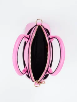 Marlon Firenze – Micro-Bag aus Kalbleder Pink