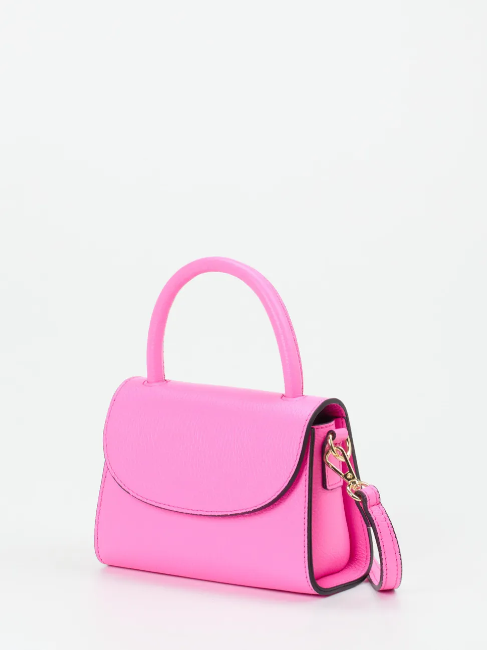 Marlon Firenze – Mini Bag aus Kalbleder Knallpink
