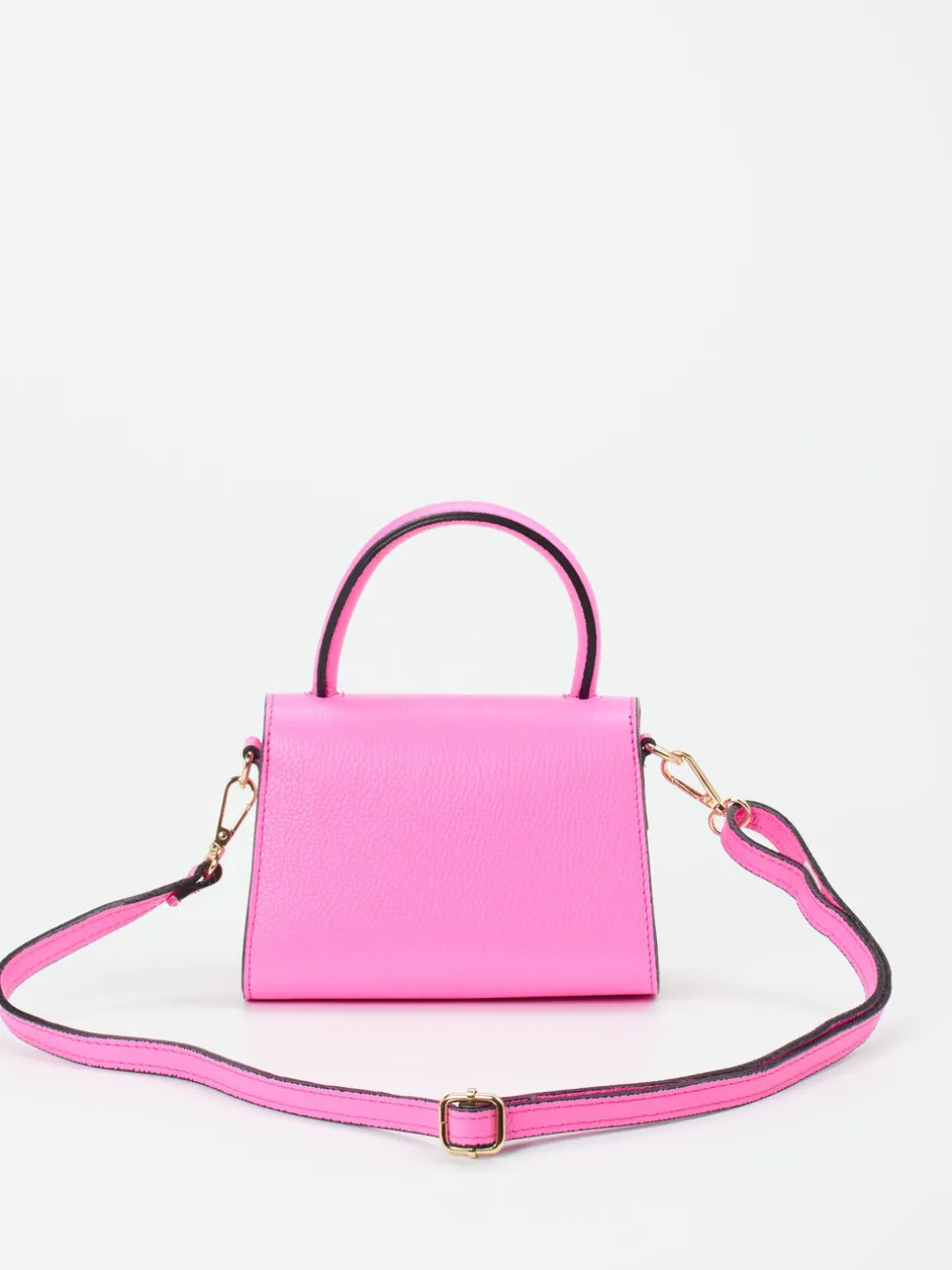 Marlon Firenze – Mini Bag aus Kalbleder Knallpink