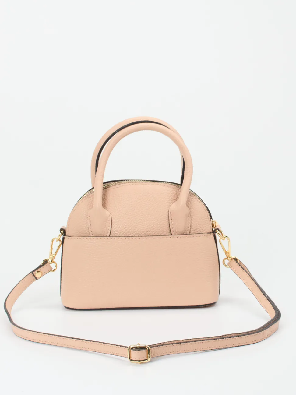 Marlon Firenze – Mini-Bag aus Kalbleder in Rosébeige