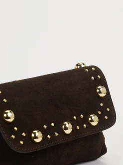 Marlon Firenze – Mini-Bag aus Kalbleder Dunkelbraun