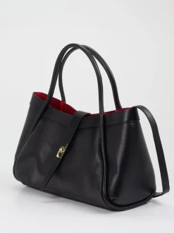 Marlon Firenze – Schultertasche aus Kalbleder Schwarz