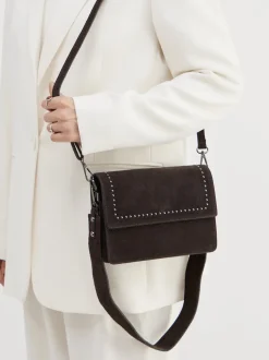 Marlon Firenze – Schultertasche aus Kalbleder Dunkelbraun