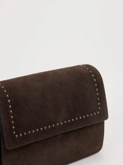 Marlon Firenze – Schultertasche aus Kalbleder Dunkelbraun