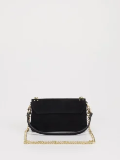 Marlon Firenze – Schultertasche aus Kalbleder Schwarz