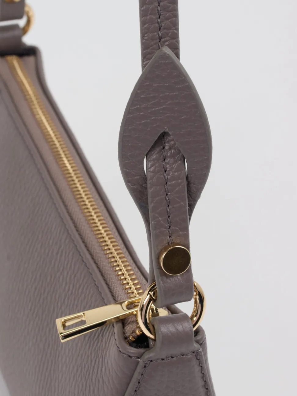 Marlon Firenze – Schultertasche aus Kalbleder Taupe