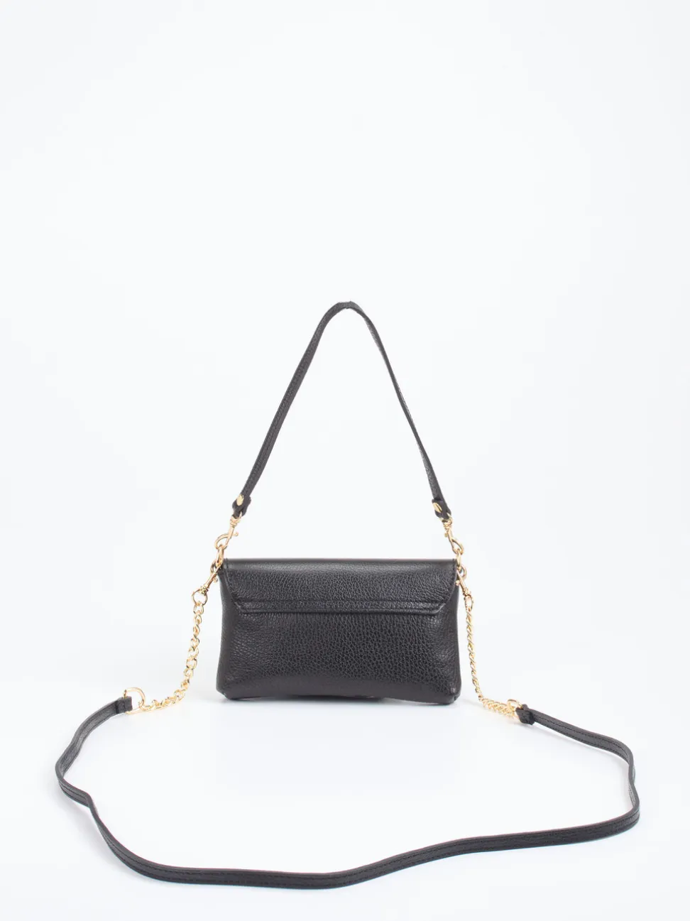 Marlon Firenze – Schultertasche aus Kalbleder Schwarz