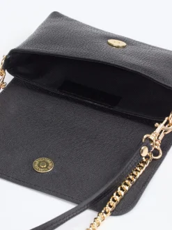 Marlon Firenze – Schultertasche aus Kalbleder Schwarz