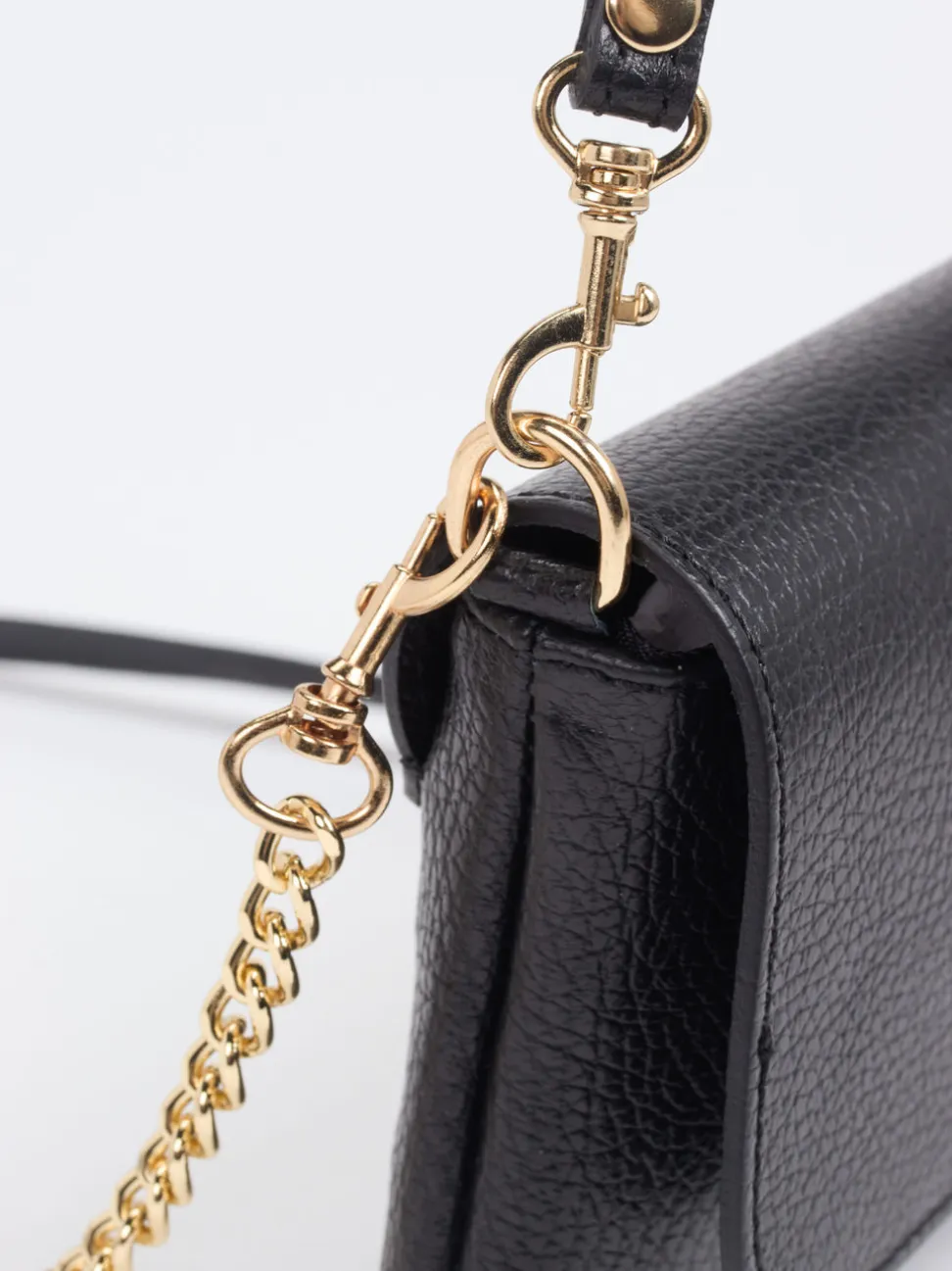 Marlon Firenze – Schultertasche aus Kalbleder Schwarz