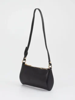 Marlon Firenze – Schultertasche aus Kalbleder Schwarz