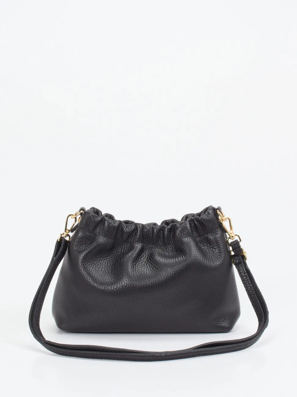 Marlon Firenze – Schultertasche aus Kalbleder Schwarz