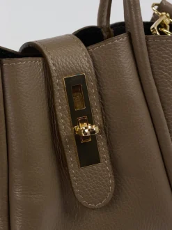 Marlon Firenze – Umhängetasche aus Leder in Taupe