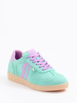 Mayori – Sneaker aus Veloursleder Mintgrün