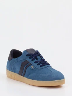Mayori – Sneaker aus Veloursleder jeansblau
