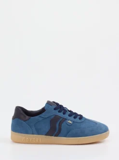 Mayori – Sneaker aus Veloursleder jeansblau