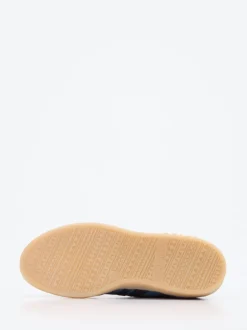 Mayori – Sneaker aus Veloursleder jeansblau