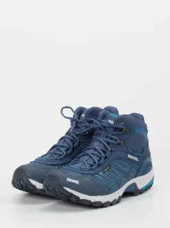 Meindl – Wanderschuh aus Mesh und Veloursleder Blau