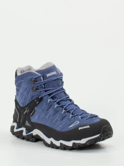Meindl – Wanderschuhe aus Veloursleder und Mesh blau