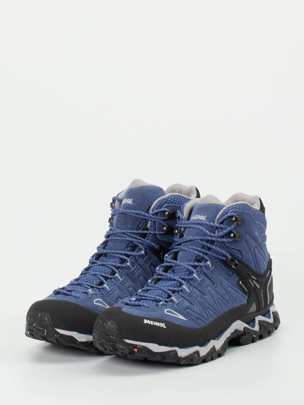 Meindl – Wanderschuhe aus Veloursleder und Mesh blau