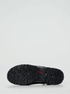 Meindl – Wanderstiefel aus Veloursleder und Mesh schwarz