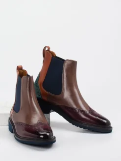 Melvin & Hamilton – Chelsea Boots aus Kalbleder Multi