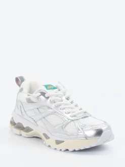 MRP – Chunky Sneaker aus Metallicleder silber