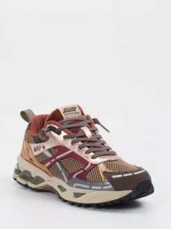 MRP – Chunky Sneaker aus Metallic-Mesh braun