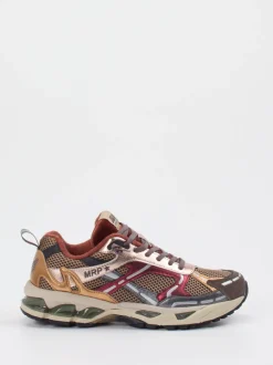 MRP – Chunky Sneaker aus Metallic-Mesh braun