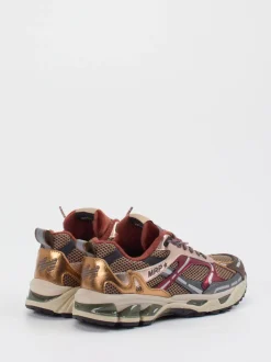 MRP – Chunky Sneaker aus Metallic-Mesh braun