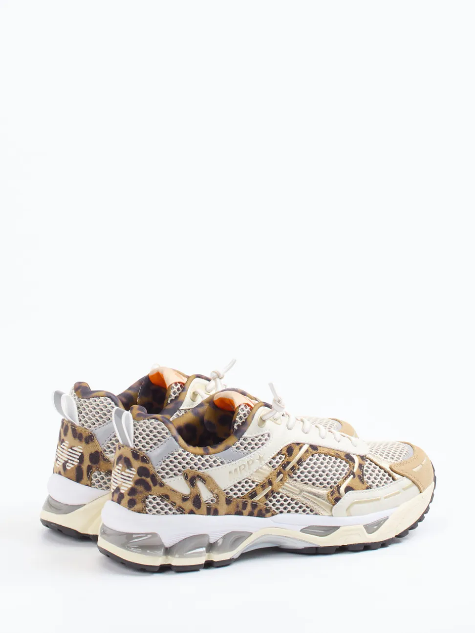MRP – Chunky-Sneaker aus Textil und Wildleder beige