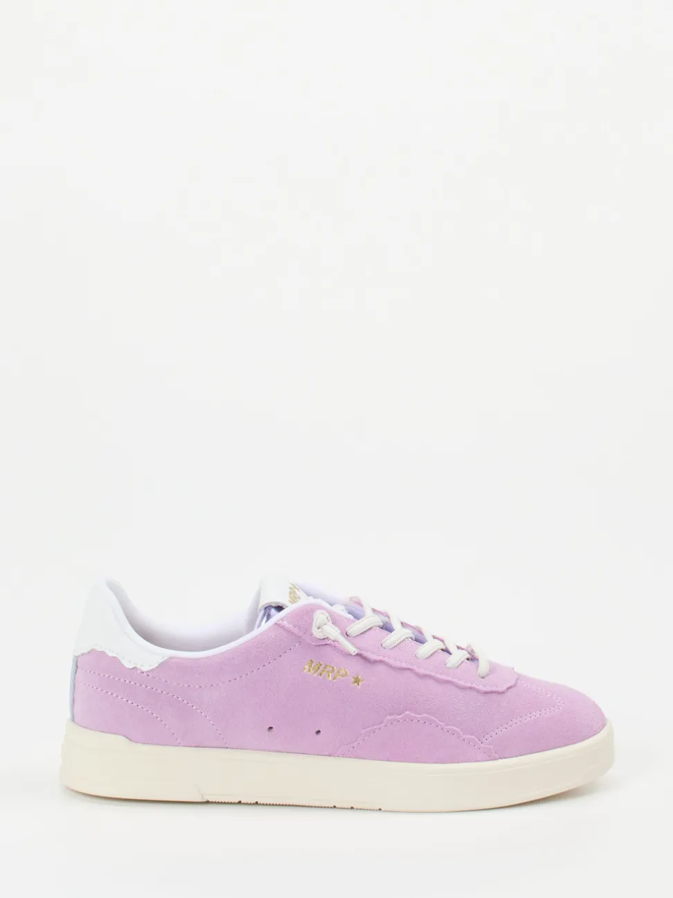 MRP – Low-Top Sneaker aus Veloursleder Flieder