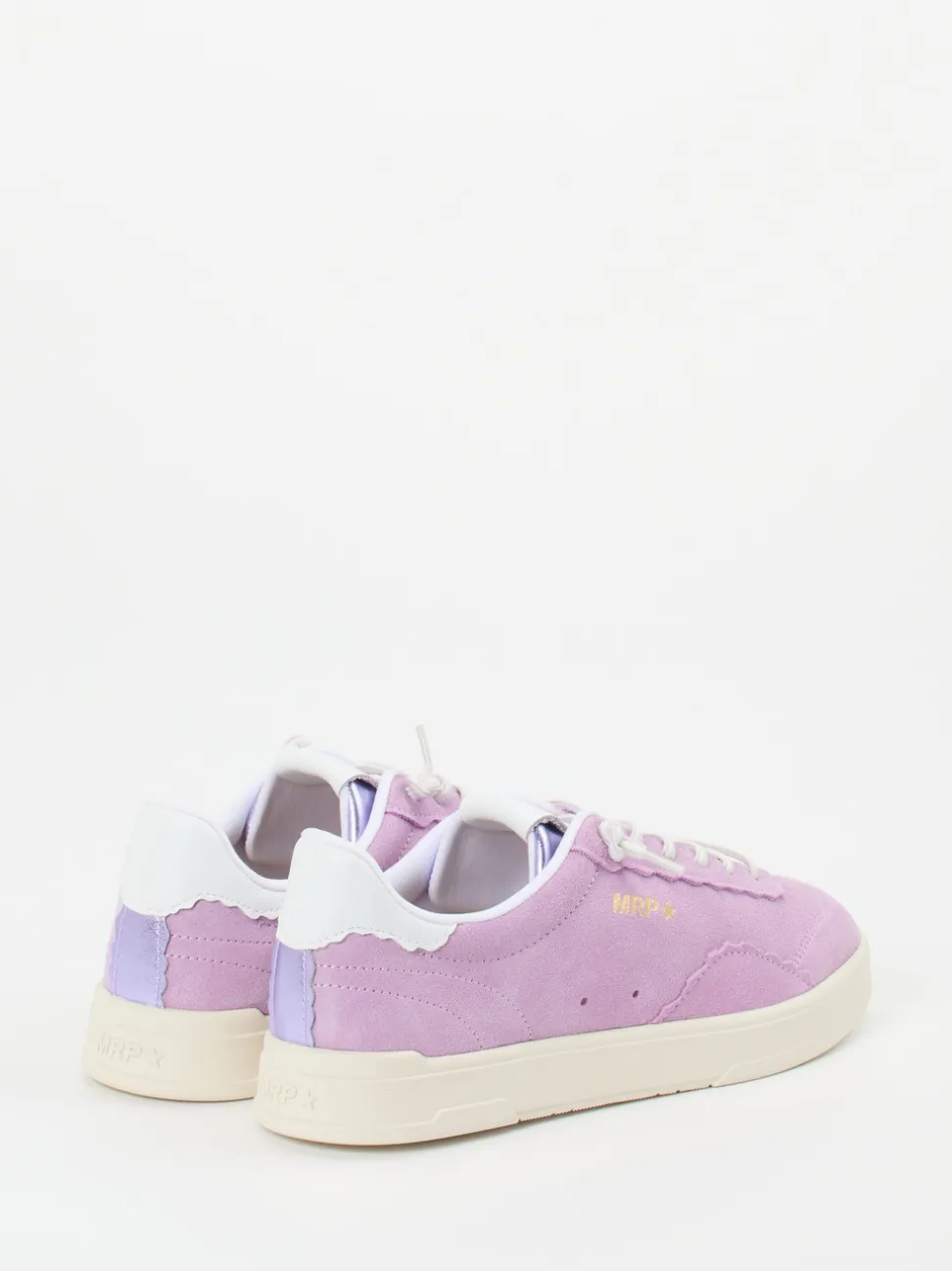 MRP – Low-Top Sneaker aus Veloursleder Flieder